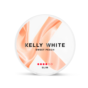 Kelly White Sweet Peach Strong (8 mg/pouch)