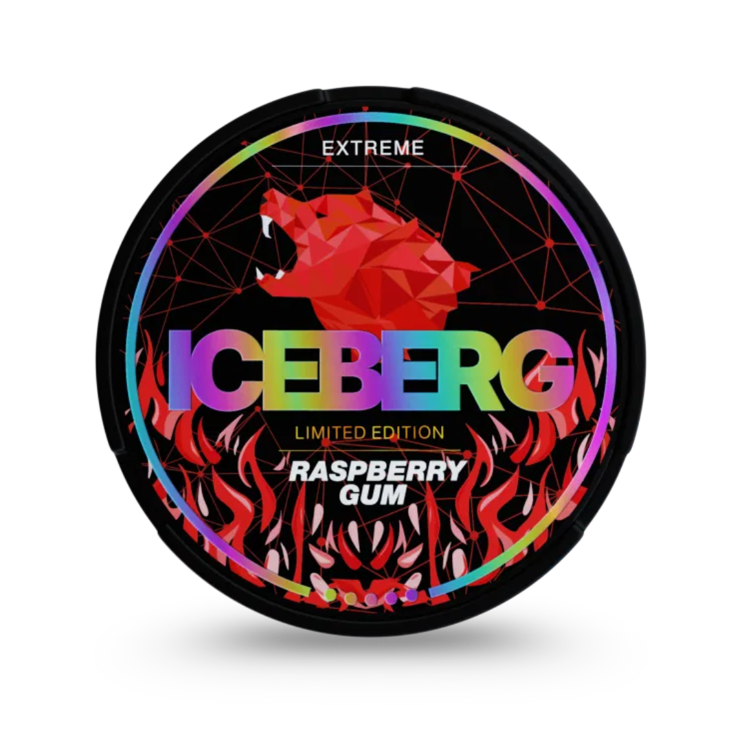 ICEBERG Raspberry Gum (30 mg/pouch)