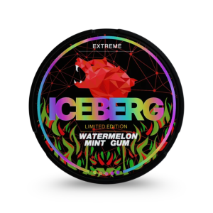 ICEBERG Watermelon Mint Gum (30 mg/pouch)