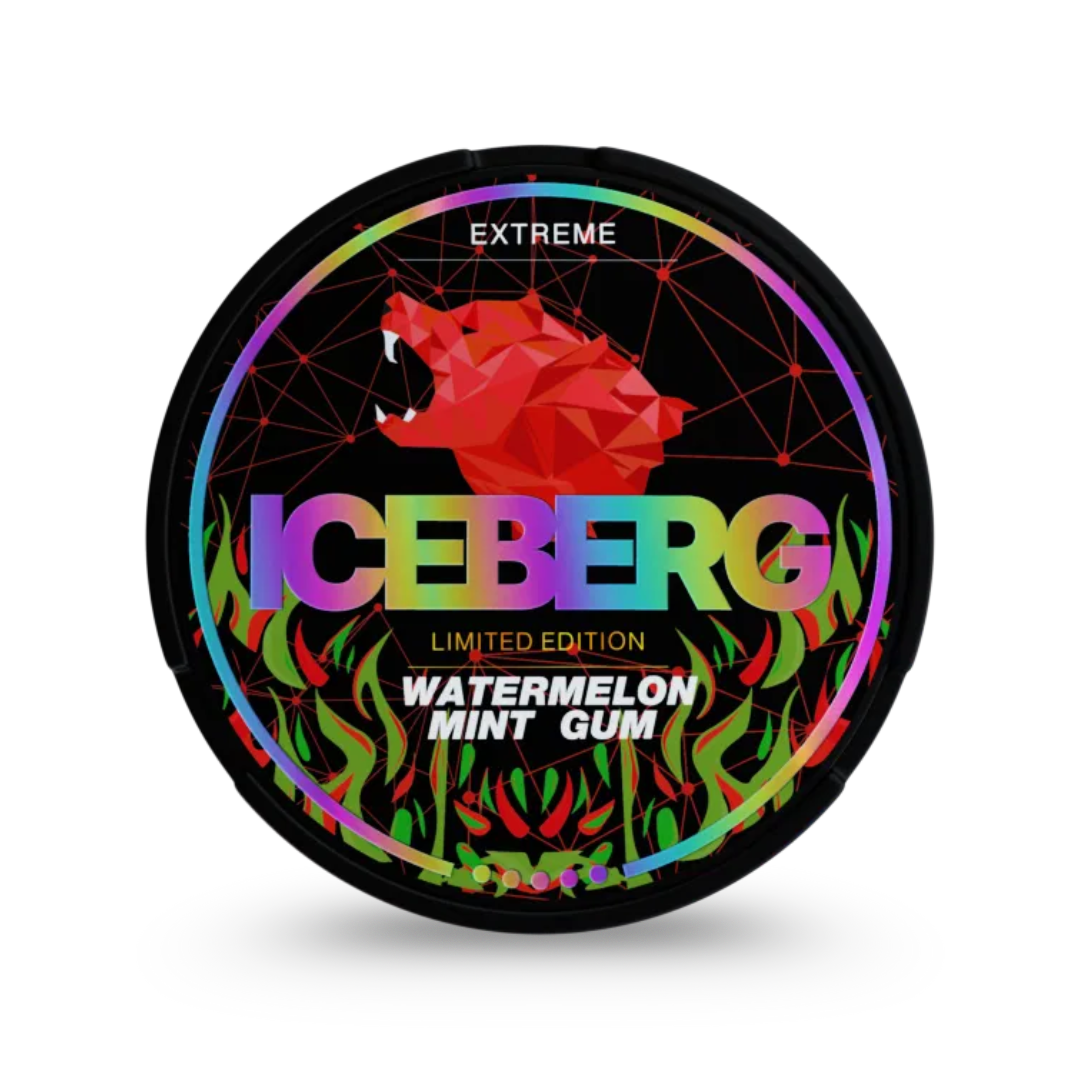 ICEBERG Watermelon Mint Gum (30 mg/pouch)