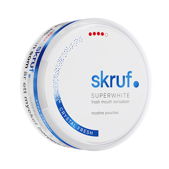 Skruf Superwhite Crystal Fresh Extra Strong (11.5 mg/pouch)