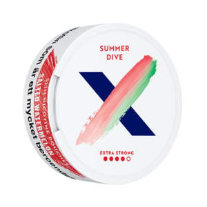 X Summer Dive Slim Extra Strong (9.6 mg/pouch)