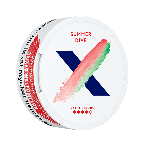 X Summer Dive Slim Extra Strong (9.6 mg/pouch)